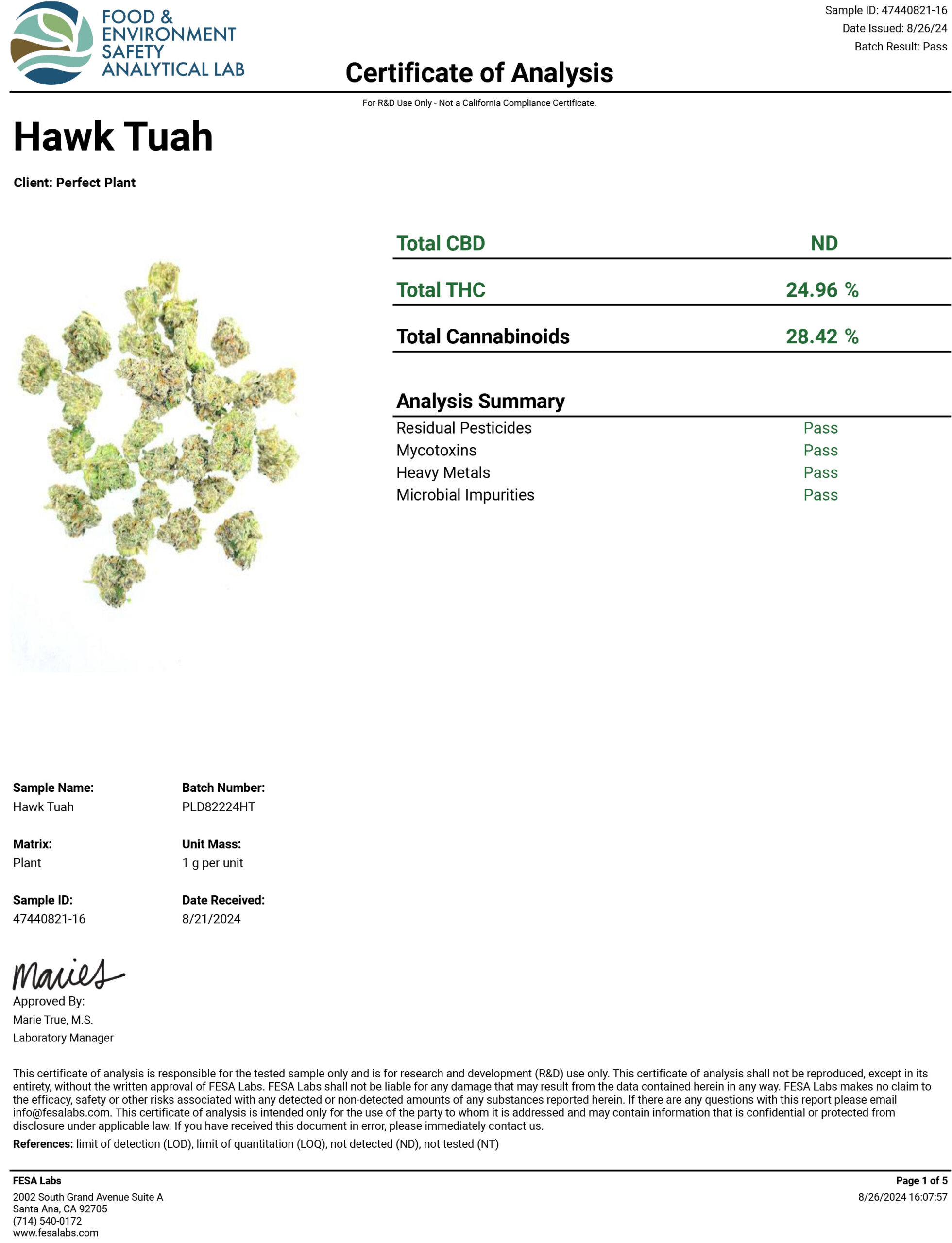 Hawk Tuah THCA Flower