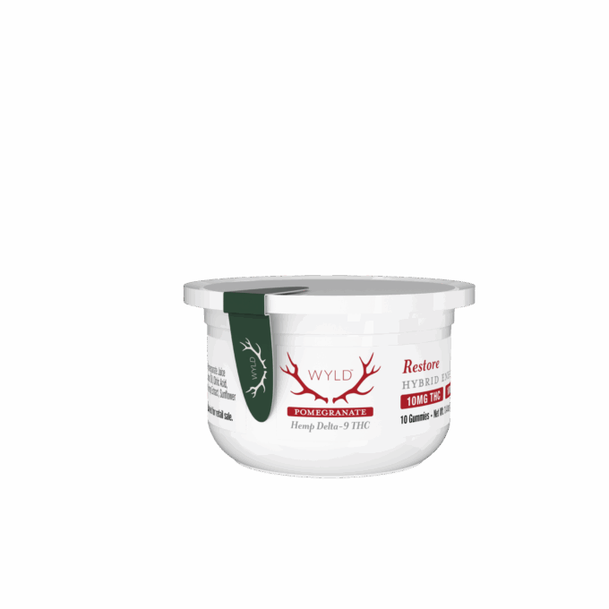 WYLD - 10CT POMEGRANATE GUMMIES