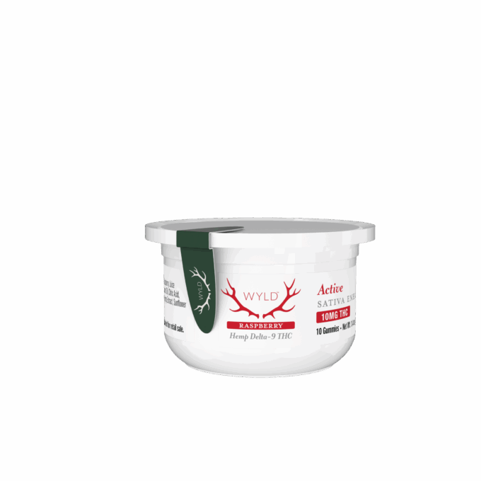 WYLD - 10CT RASPBERRY GUMMIES